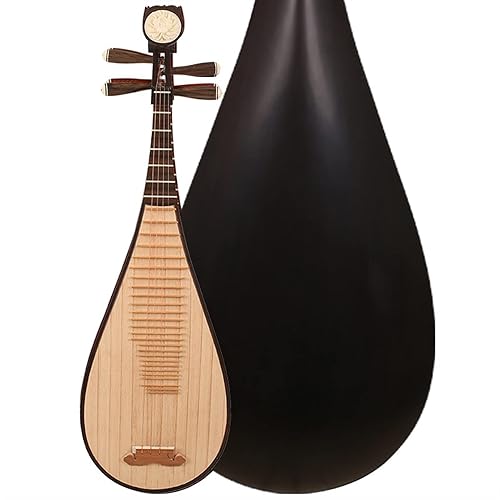FLFL PiPa Ebony East African Black Dalbergia Qingshui Wood Shaft Pipa  Musical Instrument Lute in Oman Whizz Lutes