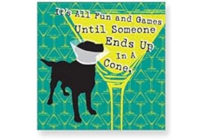 Design Design Fun and Games Cocktail Napkins, 5", Multicolor