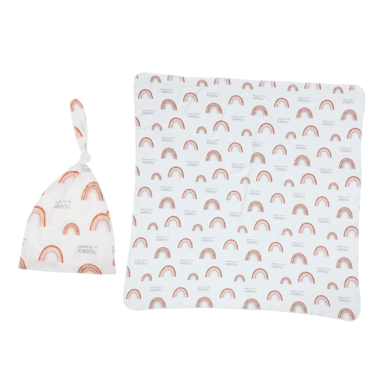Toddmomy 1 Set and Hat Swaddle Set Cotton Hat Baby Swaddle Receiving Blankets for Newborn Infant Baby Photography Props