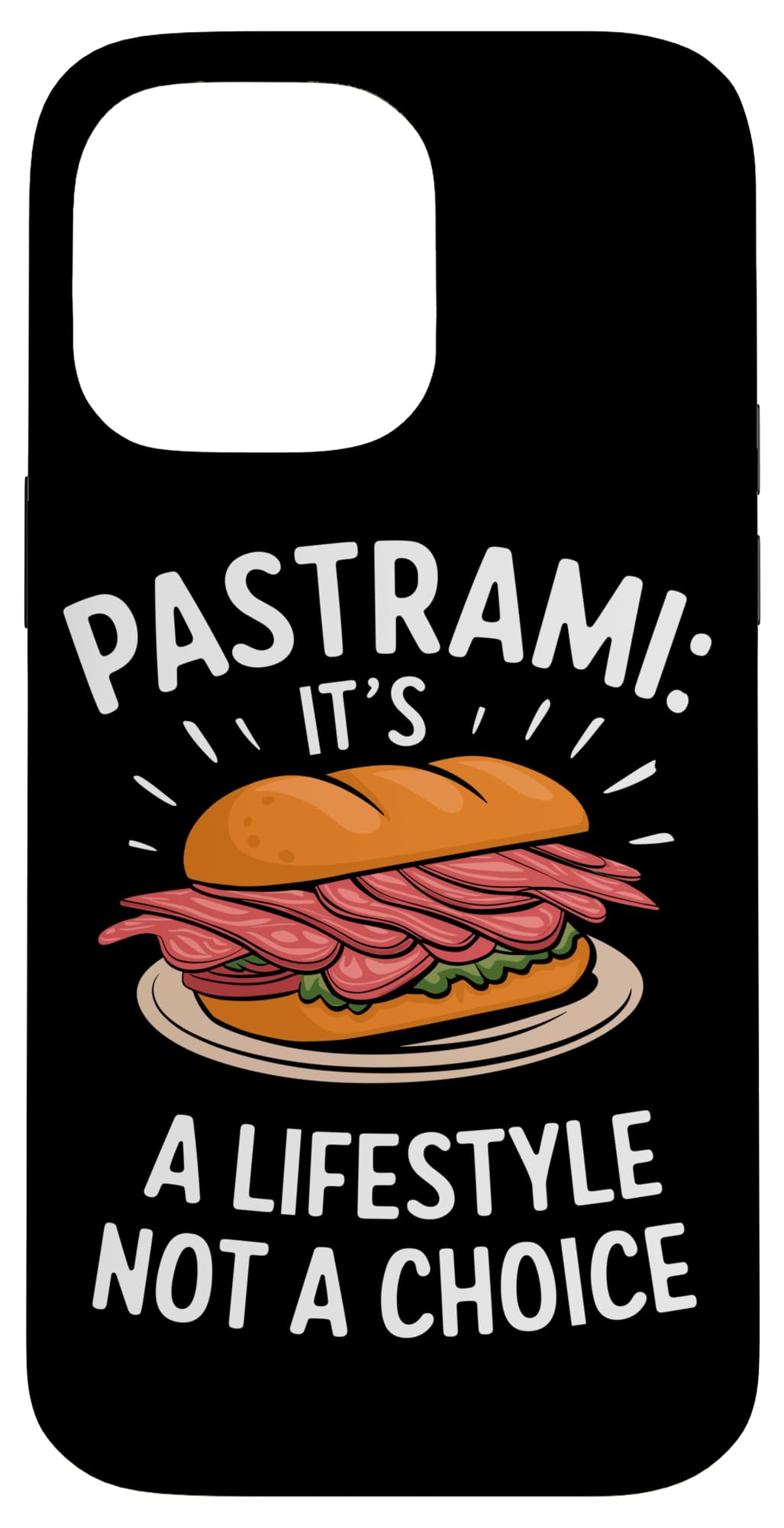 Classic Deli Pastrami Sandwich Lover Culinary Delight Case for iPhone 14 Pro Max