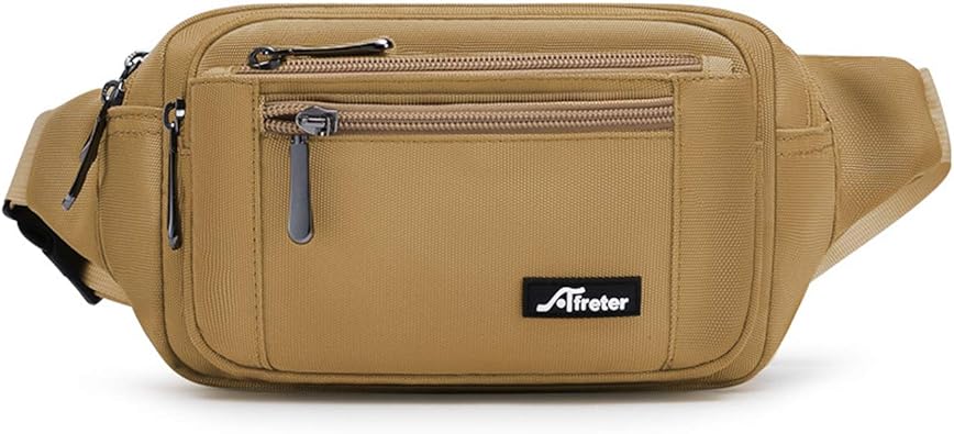 Amazon Fandare ウエストバッグ 防水 多機能 ウエスト ポーチ ショルダーバッグ 斜めかけバッグ ボディーバッグ メンズ 軽量 かばん レディース スポーツ バッグ 通勤 旅行 アウトドア 釣り カーキ ウエストバッグ
