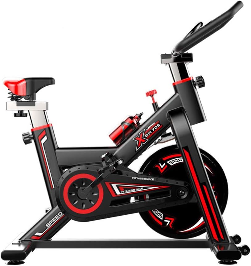 Upright Exercise Bikes, Large Bidirectional Flywheel, Belt Drive, Infinite Resistance Suitable For Home Use