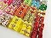 Hixixi 24pcs/12pairs Puppy Dog Hair Bows Shiny Rhinestone Grooming Bows for Holiday Party Pet Hair Accessories with Rubber Bands (shiny)