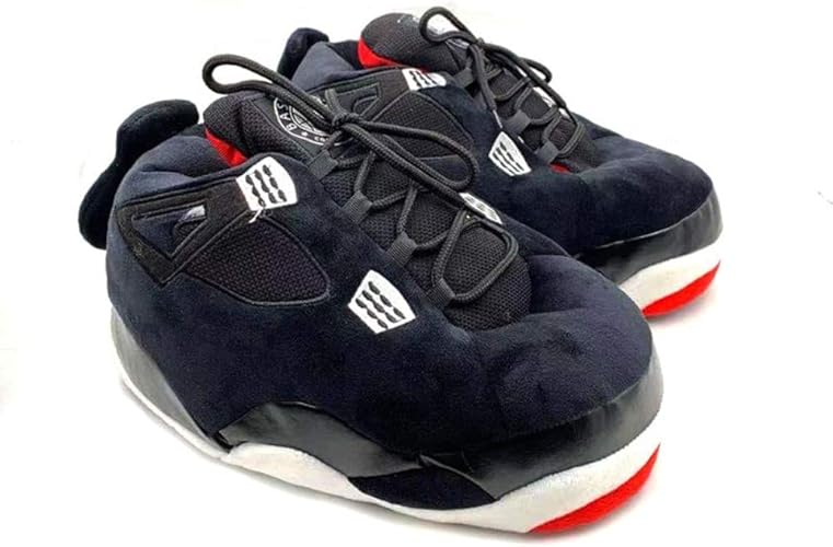 HOTSNAP Jordan Sneaker Slippers, Trainer Slippers, Oversized Plush