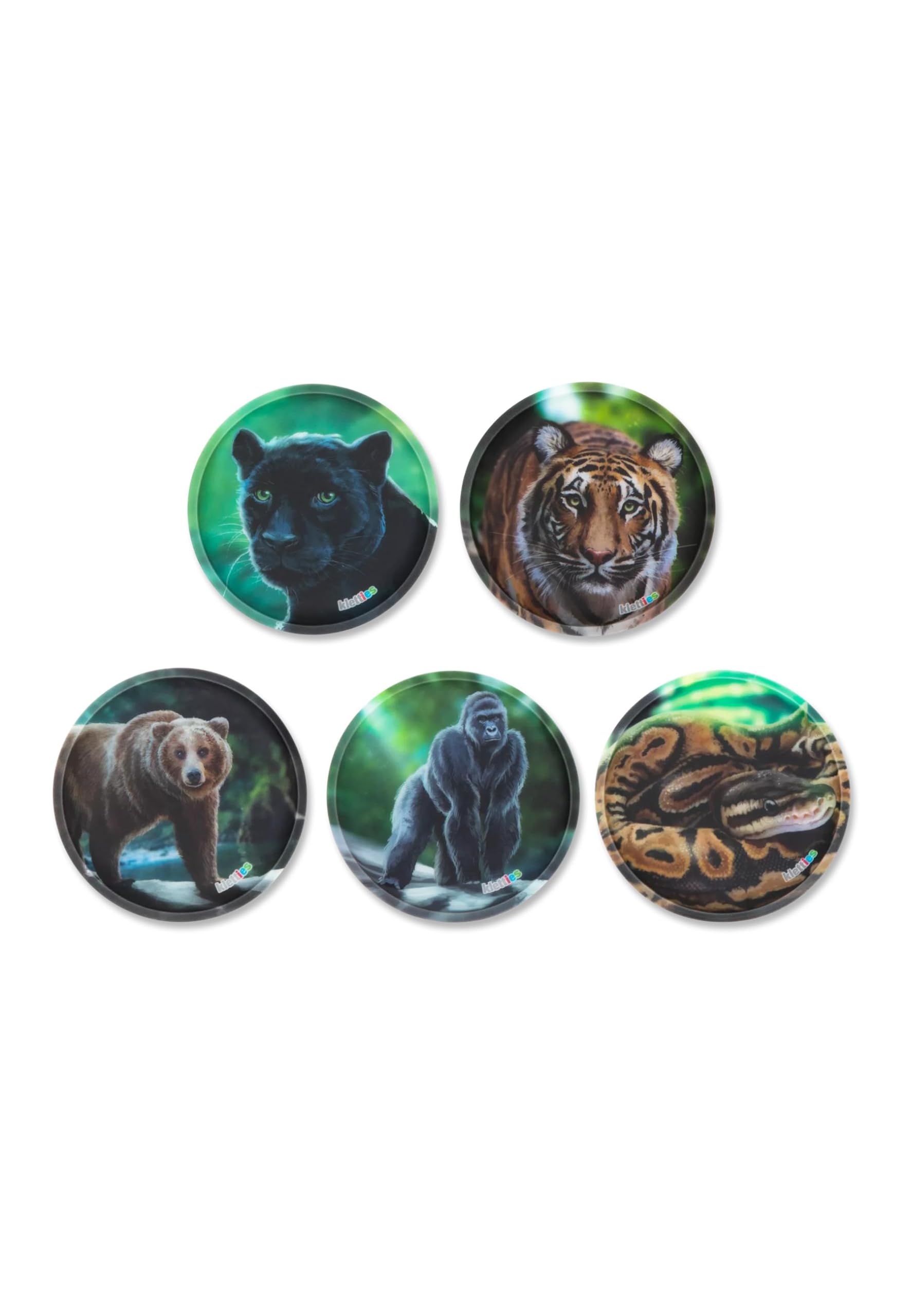 ergobag Klettie - Set, 5-Teilig, Klett, Dschungel