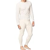 Place and Street Men’s Cotton Thermal Underwear Set Shirt Pants Long Johns