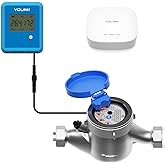 YoLink FlowSmart Kit: 0.75" Water Meter + Monitor + Hub | NSF Certified Meter, Water Usage Tracking and Leak Detection, Works with Home Assistant, LoRa YoLink Protocol Up to 2034 Feet