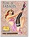 SET of FOUR (4) Cuban Cigar Vintage Style Travel Pinup Prints - each measure 17
