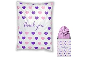 Hijelyn Cute Design Poly Mailers 10x 13 Inch 100 Pack Shipping Bags for Clothes Waterproof Print Polymailers Mailing Bags with Strong Adhesive Self Seal Shipping Envelopes Packaging for Small Business