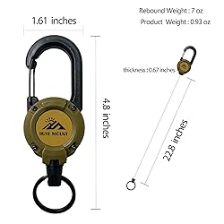 Yojaro Retractable Keychain Heavy Duty, Multitool