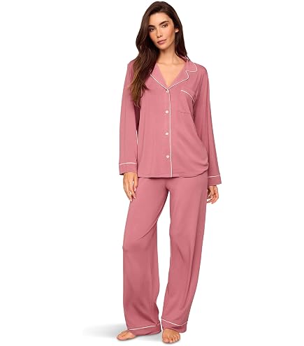 Eberjey Womens Gisele TENCEL™ Modal Short Sleeve & Pant PJ Set