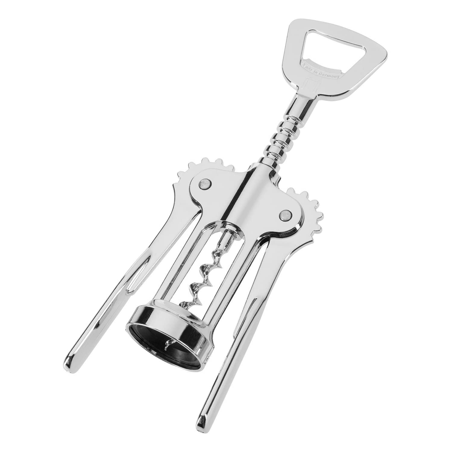 Westmark Lever Corkscrew With Bottle Opener, Monopol Edition, Steel/Die-Cast Zinc, Pedro, Chrome-Plated, 6155336C