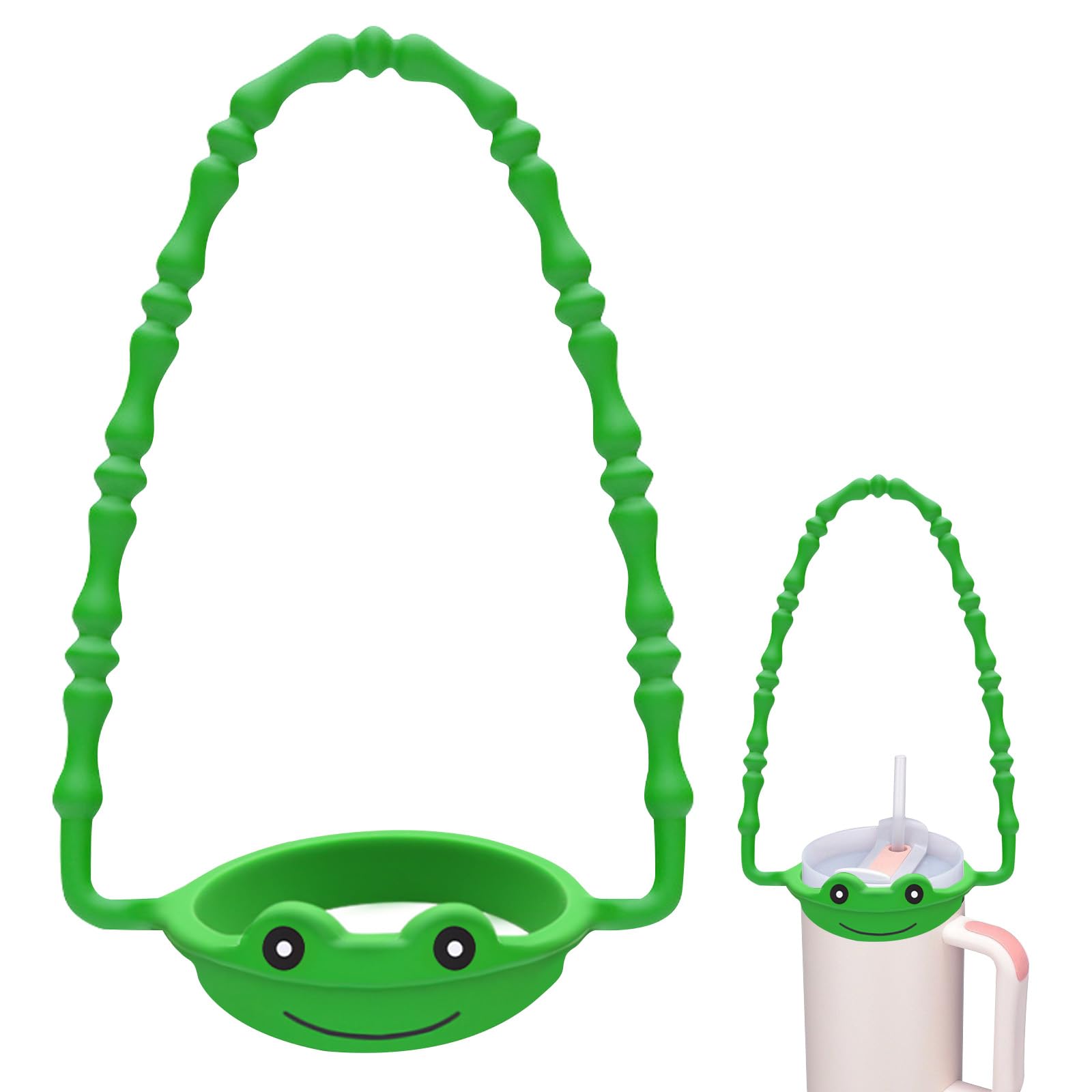 Water Bottle Handle for Stanley Cup Strap, Silica Gel for Stanley Water Bottle Water Bottle Holder with Strap, Paracord Handle for Water Bottle for Stanley Cup Holder with Strap Water Bottle Straps