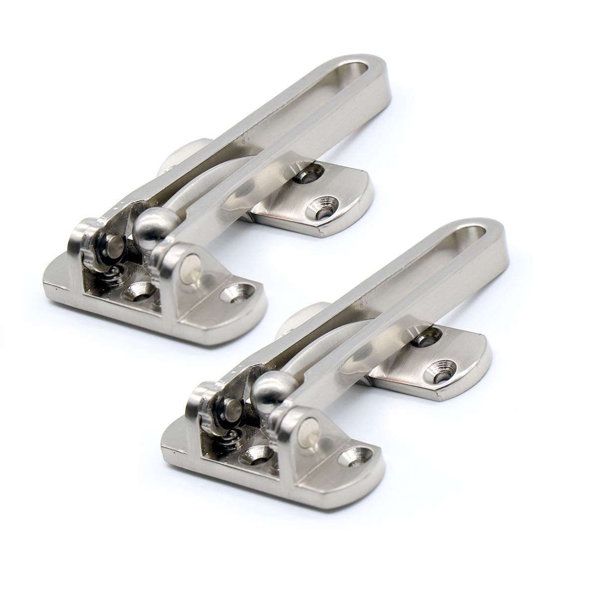 XFORT® 2 Pack Front Door Swing Bar Door Restrictor, Security Door Guard