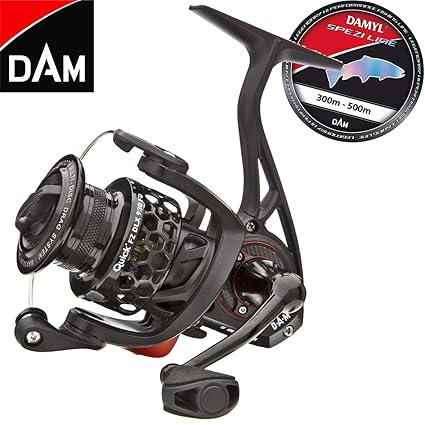 Dam Quick FZ DLX 930 Spinnrolle mit Frontbremse und gratis Damyl SpeziLine Schnur