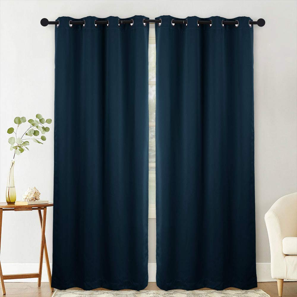 Best draperies for living room blue