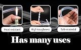 Hyber&Cara Clear Flexible PVC Tubing 8mm ID x 11mm OD 5m with 2 Clamps view 6