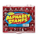 Learning Resources Lowercase Alphabet Stamps, Classroom Teacher Accessories, 34 Pieces, Ages 3+