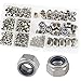 Nylon Lock Nuts Metric Threaded Nutsert Self-Locking Hex Insert Locknut 304 Stainless Steel Assortment Kit 240Pcs M2 M2.5 M3 M4 M5 M6 M8 M10 M12
