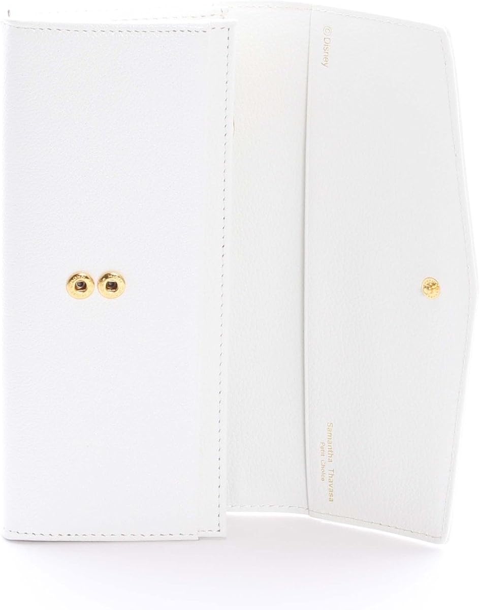 Amazon Samantha Thavasa Petit Choice サマンサタバサ プチチョイス ディズニーくまのプーさん ２つ折り長財布 Disney レディース サイフ 二つ折り かぶせ ホワイト 財布