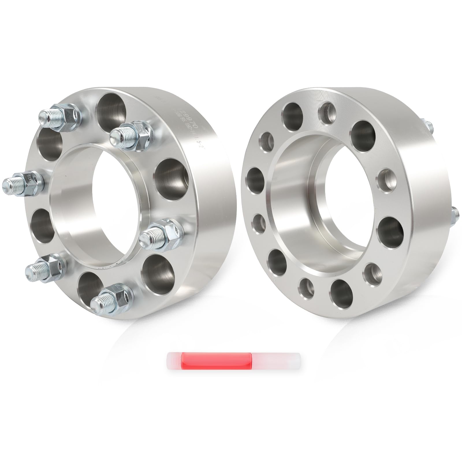 Photo 1 of ECCPP 6x5.5 to 6x5.5 Wheel Spacers 2 inch 6 lug 6X139.7MM Fit for Toyota for 4Runner 1996-2021 for Toyota for FJ Cruiser 2007-2014 with Studs 14x1.5 106mm Hub Side to 95.1mm Wheel Bore-2PCS