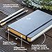 Dotted Notebook, Black Leather Bound Hardcover, Comes with Dotted Grid Paper, Business Premium Label Stickers, and Elastic Closure, 5 x 8.25 in. - SuperiorMaker®