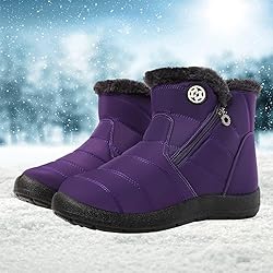 Eagsouni Snow Boots Womens Winter Ankle Boots