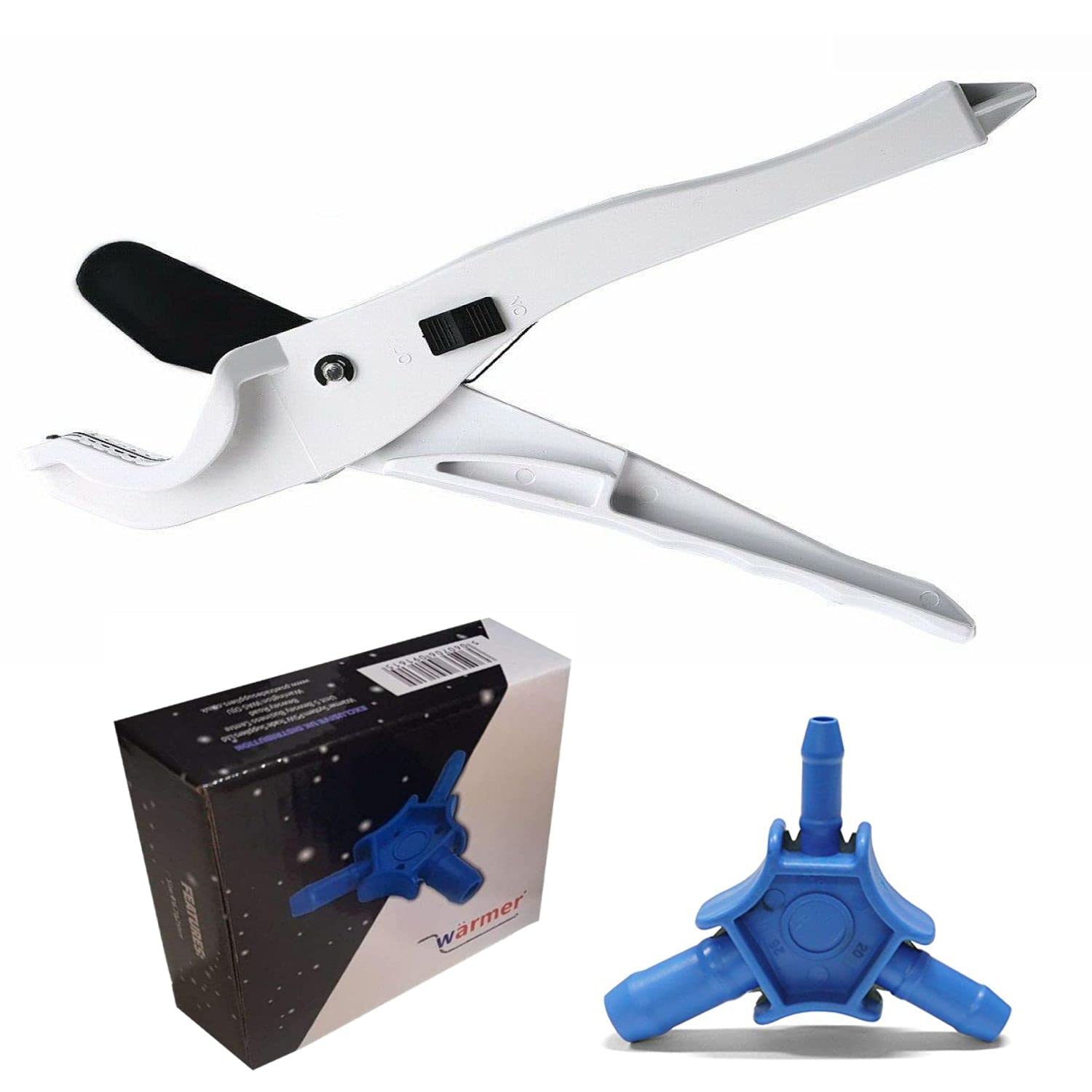 Pipe Cutter, Pipe Reamer and Calibrating Set for Plastic Composite Multilayer Pipe Pex Al Pex, Pert Al Pert 16mm, 20mm, 25mm