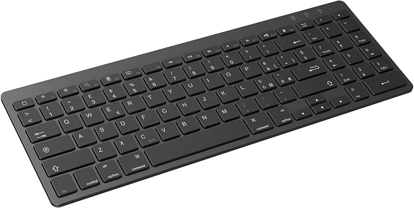 Tastiera Bluetooth Wireless Italiana QWERTY Per IPad, IPhone, Android, Windows - Foto 5