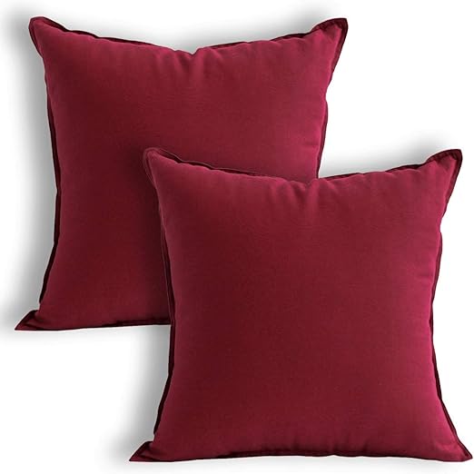 Amazon Com Jeanerlor Pack Of 2 24 X 24 Inch Throw Pillow Covers