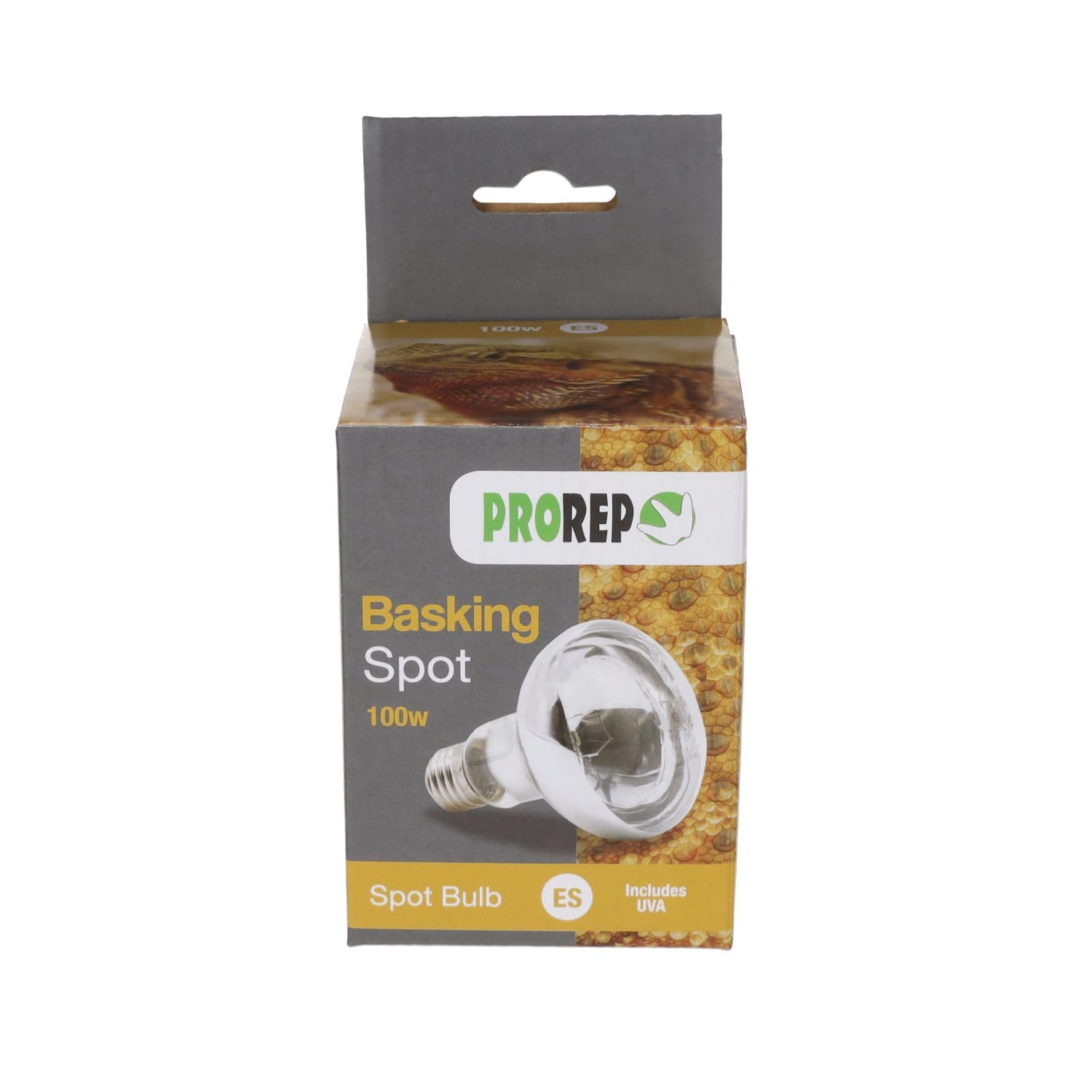 ProRep Basking Spot Lamp 100w ES | Screw Fitting | Clear Reflector Spot Bulb | Reptile Lighting | Spotlight