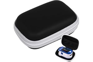Pulse OximeterCase EVA Hard Protective Carrying Case Shockproof Waterproof Storage Box (OximeterNot Included)