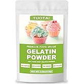 Unflavored Gelatin Powder, 4 Ounces, Food Grade Gelatin Powder for Cake, Jelly, Marshmallow and Baking Food