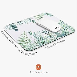Armanza Square Mouse Pad Green Grass, Personalized