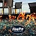High Desert - Fire Glass Beads for Indoor and Outdoor Fire Pits or Fireplaces | 10 Pounds | 3/4 Inch