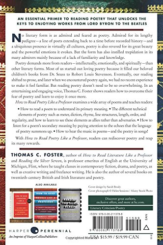 image for Harper Perennial How to Read Poetry Like a Professor: A Quippy and Son