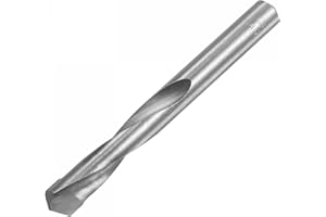 uxcell 14mm Reduced Shank Cemented Carbide Twist Drill Bits for Hardened Steel Stainless Steel, 1/2 Inch Straight Shank