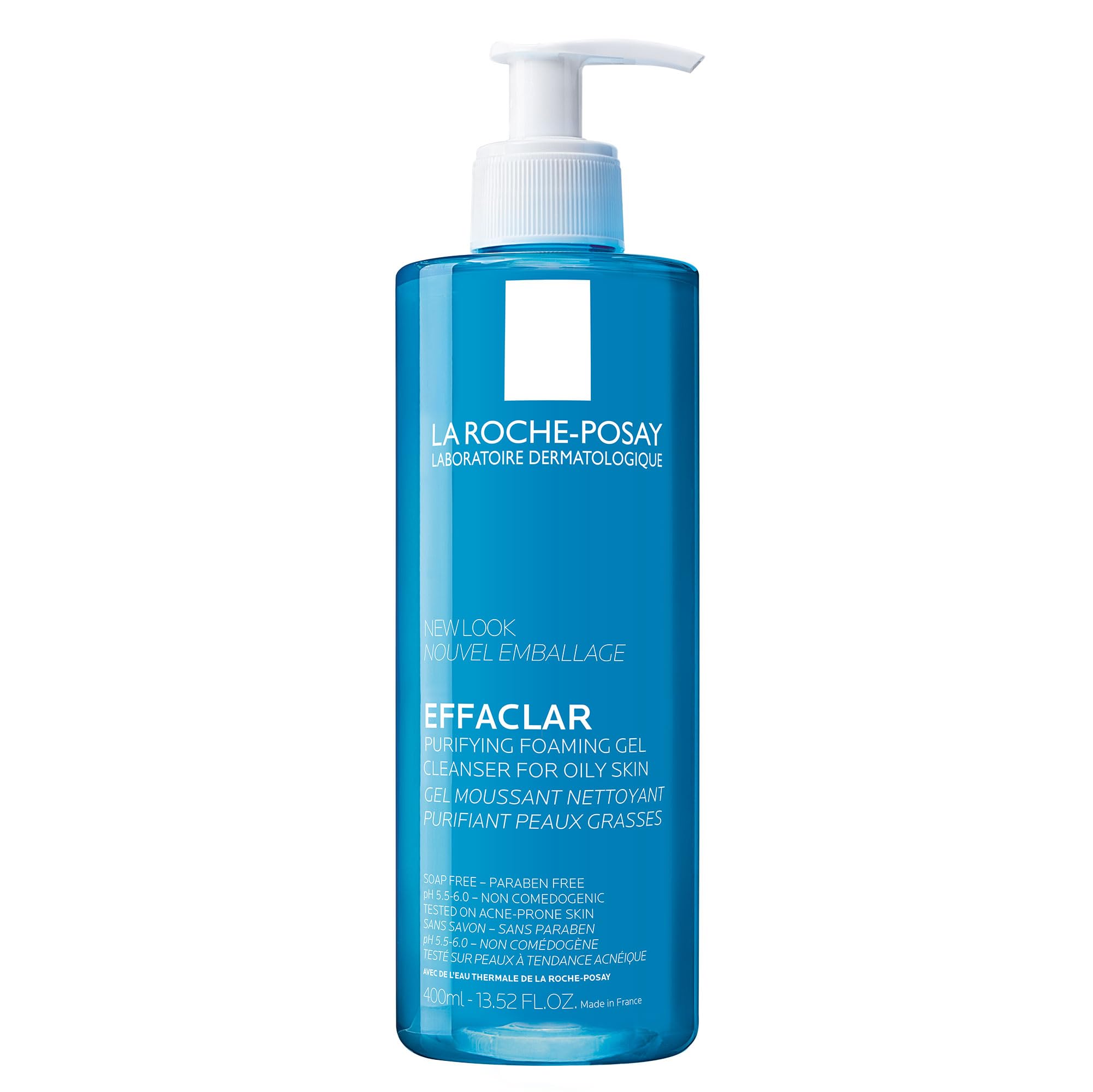 Photo 1 of *MINOR DAMAGE - USED*
La Roche-Posay Effaclar Purifying Foaming Gel Cleanser for Oily Skin, With Zinc Pidolate To Remove Excess Oil & Shine, Alcohol Free & Oil Free, Sensitive Skin Tested