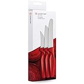 WUSTHOF knife set 3 pieces, Create Collection, Red
