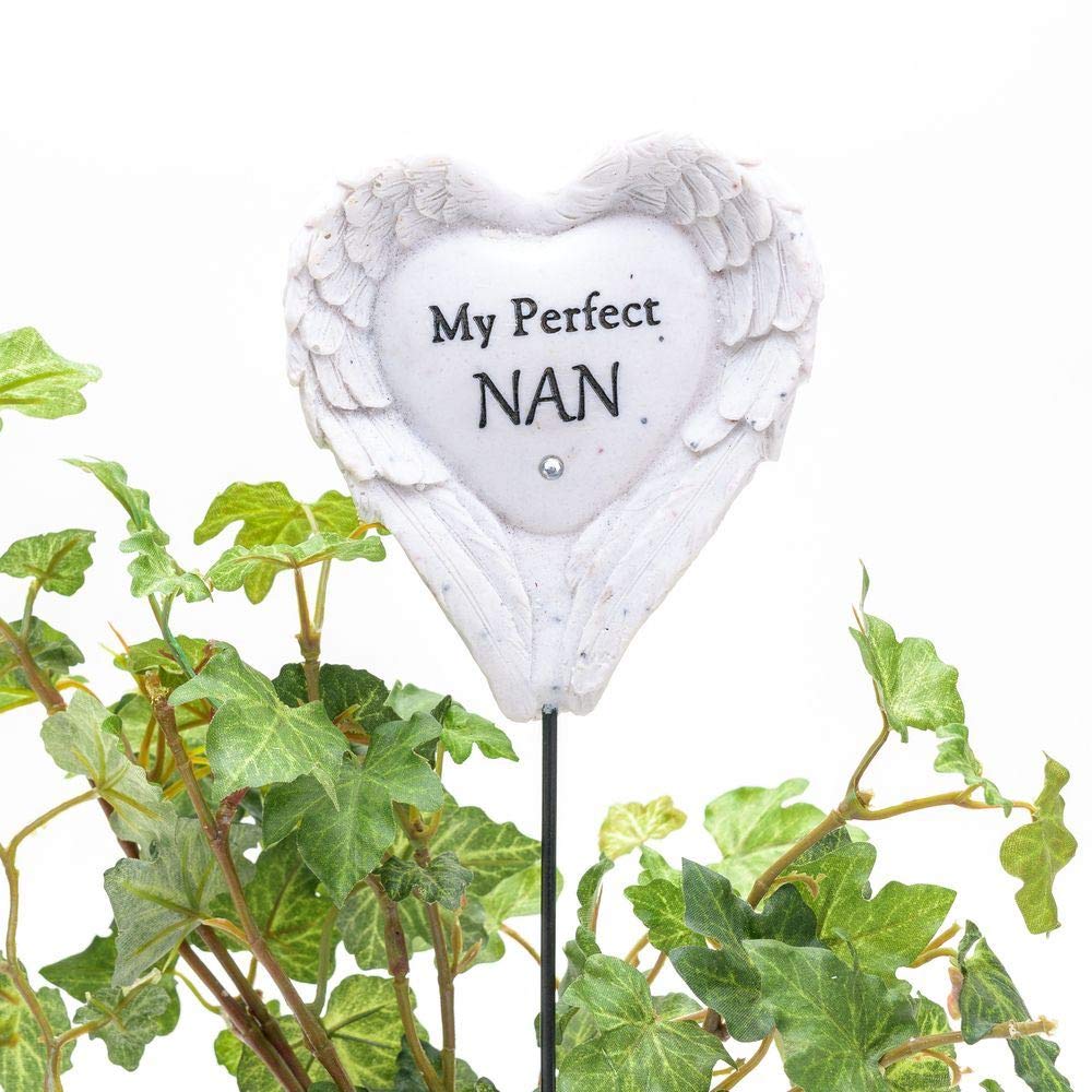 Graveside Angel Wings Stake - Perfect Nan