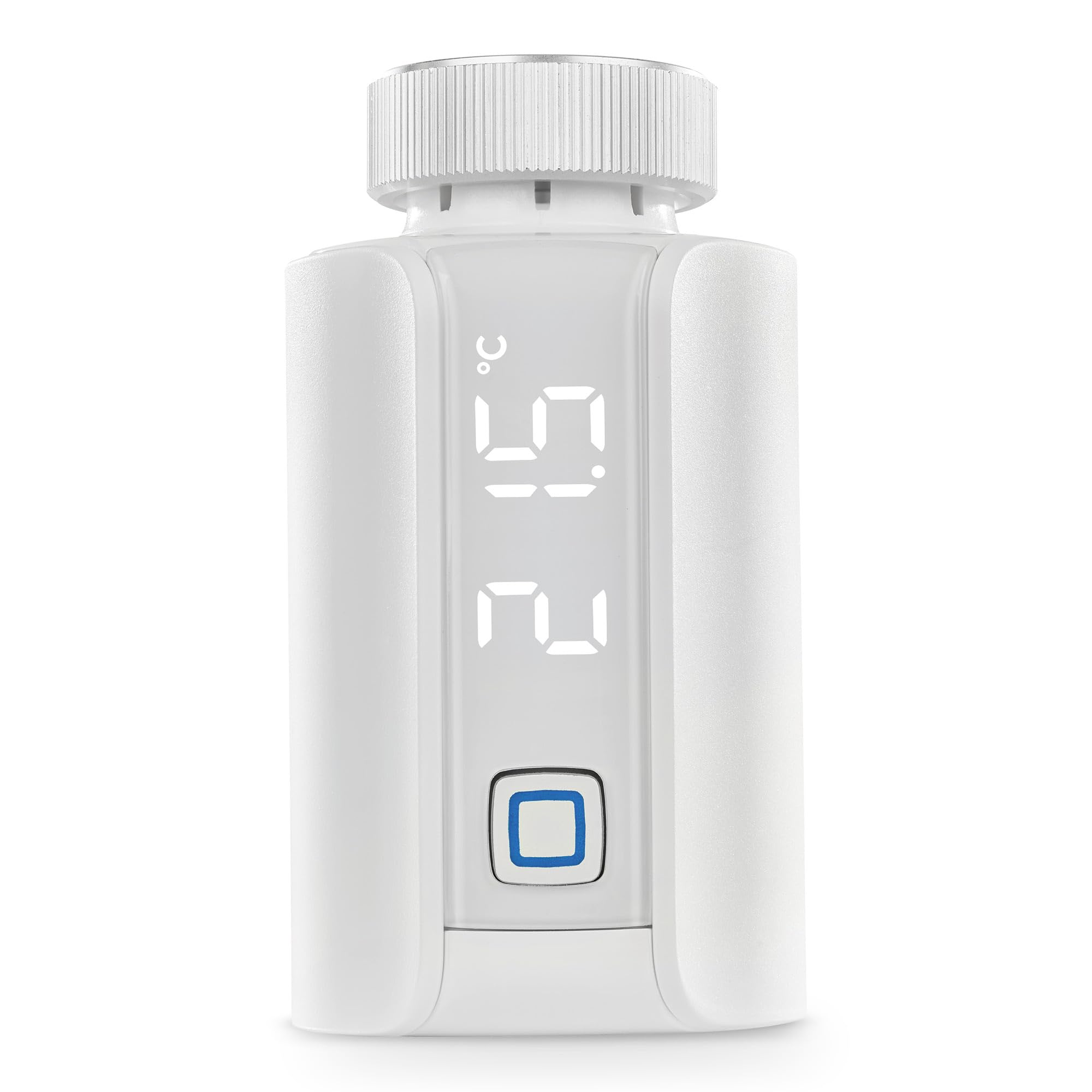 Homematic IP Heizkörperthermostat – Evo, Smart Home, digitaler Thermostat Heizung, Heizungsthermostat, Steuerung per App, Alexa & Google Home, einfache Installation, Energie sparen, 155105A0