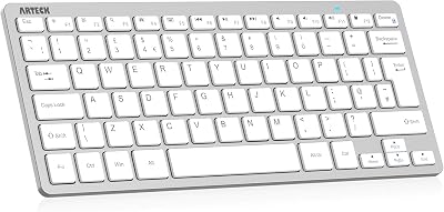 Arteck Ultra-Slim Bluetooth Keyboard for iPad/iPhone and Cross-Platform Devices