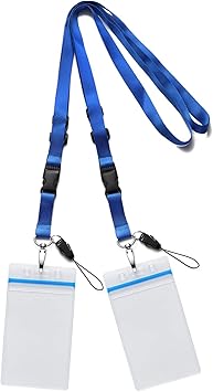 Badge Lanyard with ID Badges Holder 