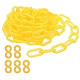 PATIKIL Plastic Chain Links, 10 Feet Safety