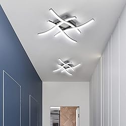 EDISLIVE Modern Dimmable LED Ceiling Light Curved