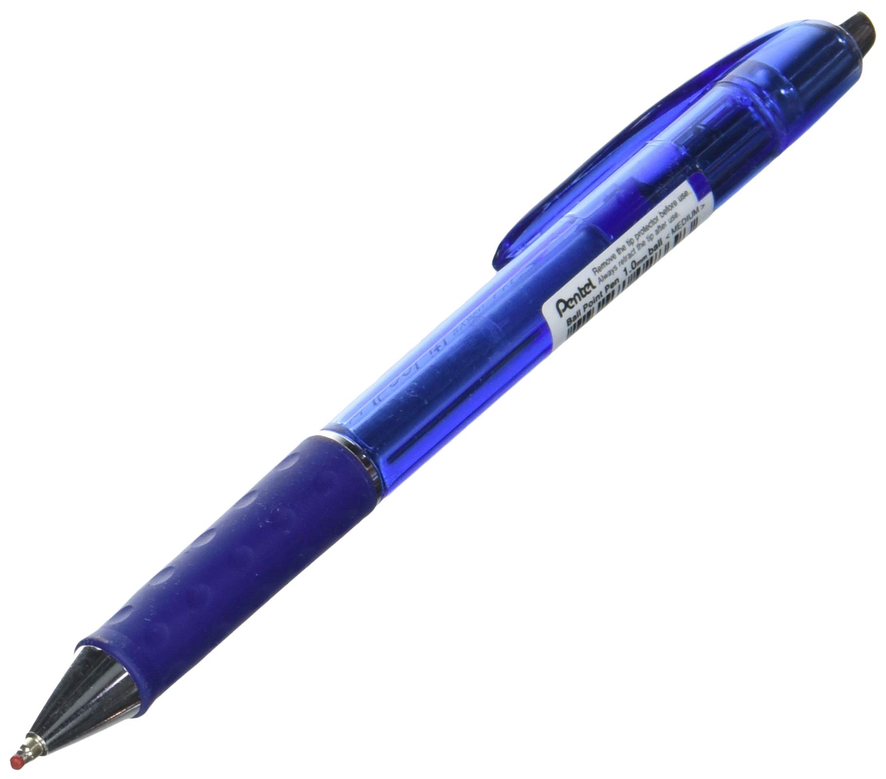 Pentel BX480 ball Feel-it! snap 1 mm blue 12 pcs
