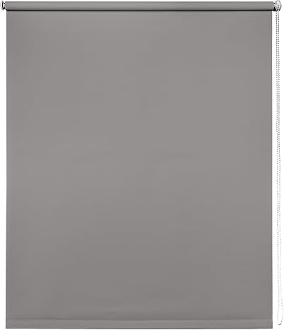 New Edge Blinds Thermal Blackout Roller Blind Light Grey 60cmx165cm