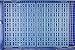 Misyue 2 Pieces Pack Rabbit Mats for Cages Plastic Small Animal Cage Hole Mat Prevent Little pet Skin Disease with 4 Fixed Tabs （Blue