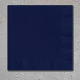 Combinations Dark Blue Napkins 2-Ply 100 pcs for Parties Events 33cm view 4