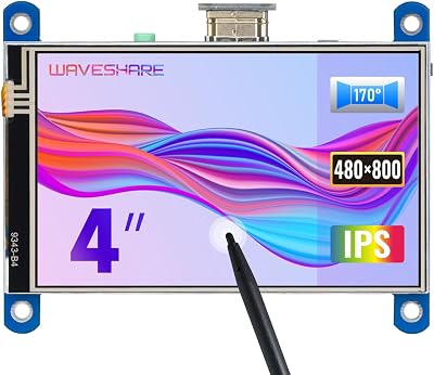 Waveshare 4inch HDMI LCD 480x800 Resistive Touch Screen Raspberry Pi PC Windows